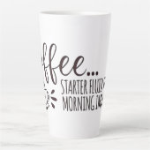 コーヒー – Starter Fluid for the Morning Individual La カフェラテマグ (正面)