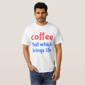 コーヒー Tシャツ (正面フル)
