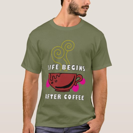 コーヒー Tシャツ (正面)