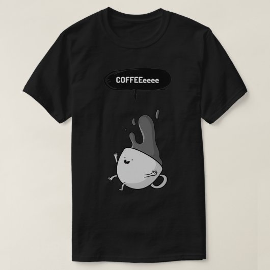 コーヒー Tシャツ (デザイン正面)