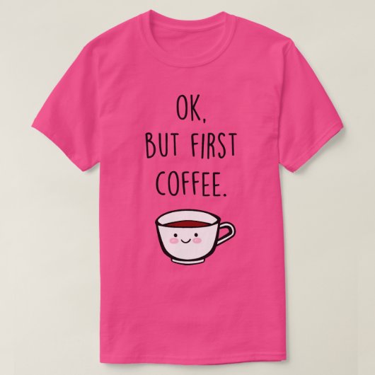コーヒー Tシャツ (デザイン正面)