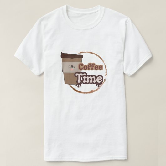 コーヒー Tシャツ (デザイン正面)