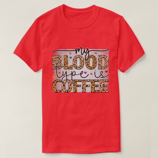 コーヒー Tシャツ (デザイン正面)
