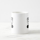 コーヒー vs ベーコン おもしろマグカップ コーヒーマグカップ (中央)
