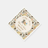 コーヒーAベビーは赤ちゃんシャワーを醸造している スタンダードカクテルナプキン (角)