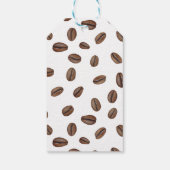 コーヒーAベビーは醸造シャワーメッセージカード ギフトタグ (裏面)