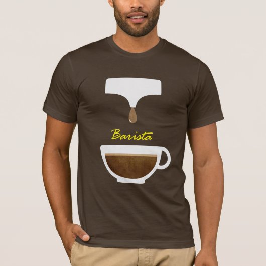 コーヒーbaristaのTシャツ Tシャツ (正面)