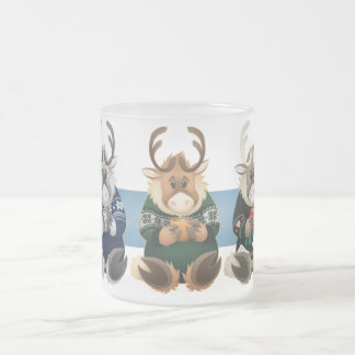 コーヒーBouグループ-曇らされたマグ フロストグラスマグカップ