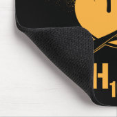 コーヒーC8H10N4O2 マウスパッド (コーナー)