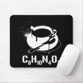 コーヒーC8H10N4O2 マウスパッド (マウス)