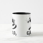 コーヒーC8H10N4O2 マグカップ (中央)