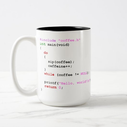 コーヒーC ツートーンマグカップ (左)