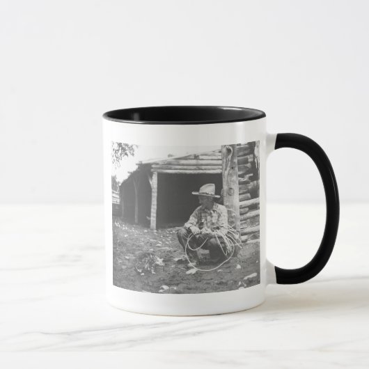 コーヒーcan.からの猫の食べ物 マグカップ (右)