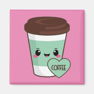 コーヒーEmojiの恋人 マグネット