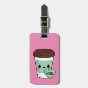 コーヒーEmojiの恋人 ラゲッジタグ