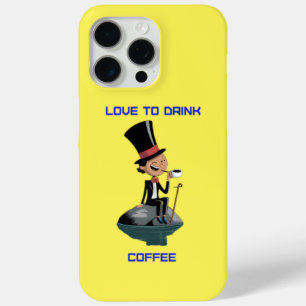 コーヒーiPhoneケースを飲むのが大好き iPhone 15 Pro Maxケース