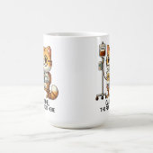 コーヒーIVドリップカフェイン実在ボスおもしろい コーヒーマグカップ (中央)