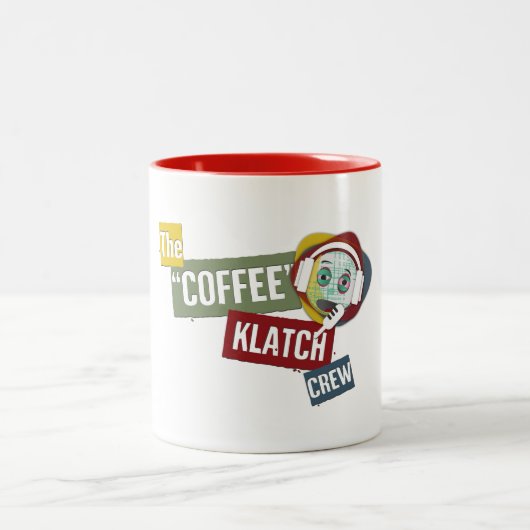 コーヒーKlatchの乗組員のマグ ツートーンマグカップ (中央)