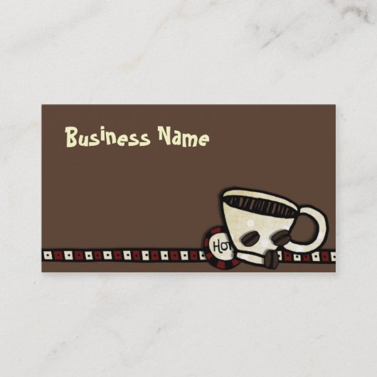 コーヒーliciuos 名刺 (正面)