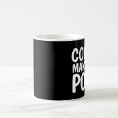 コーヒーMEウンチおもしろいマグ モーフィングマグカップ (中央)