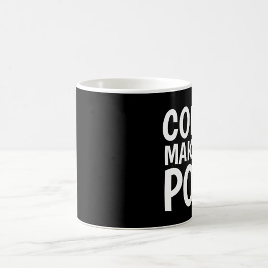 コーヒーMEウンチおもしろいマグ モーフィングマグカップ (中央)