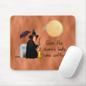 コーヒーmousepadの前のScarey魔法使い マウスパッド (マウス)
