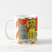 コーヒーMUG-CHAOSのパニック、無秩序 コーヒーマグカップ (左)