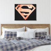 コーヒーS記号 – 赤 キャンバスプリント (インサイチュ (寝室))