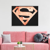 コーヒーS記号 – 赤 キャンバスプリント (インサイチュ (リビング))