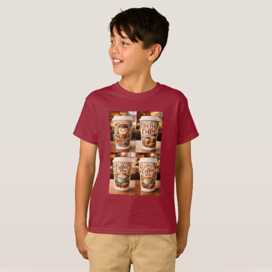 コーヒーTシャツ Tシャツ (正面フル)