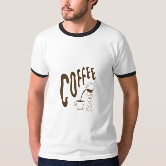 コーヒーTシャツ Tシャツ (正面)