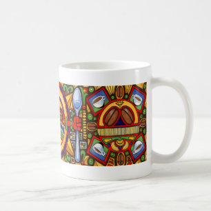 コーヒーTikiのマグ-トーテム コーヒーマグカップ