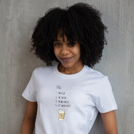 コーヒーTo-DoリストTシャツ Tシャツ