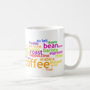 コーヒーWordle コーヒーマグカップ