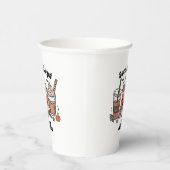 コーヒ不気味ーハロウィーン – 怖い'Til I Get Coffee 紙コップ (右)