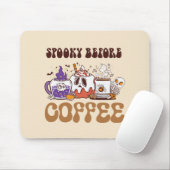 コーヒ不気味ー前 マウスパッド (マウス)