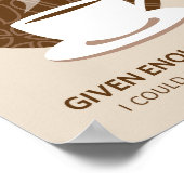 コーヒ与えーアートのポスタープリント ポスター (角)