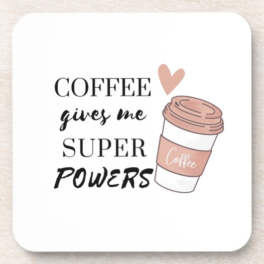 コーヒ与えーミーのすごい力 コースター (正面)