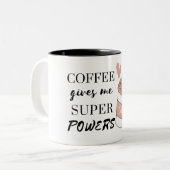 コーヒ与えーミーのすごい力 ツートーンマグカップ (正面左)