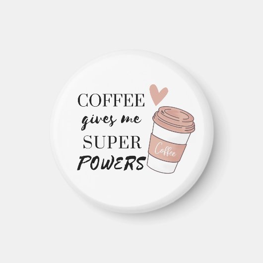 コーヒ与えーミーのすごい力 マグネット (正面)