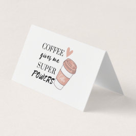 コーヒ与えーミーのすごい力 名刺