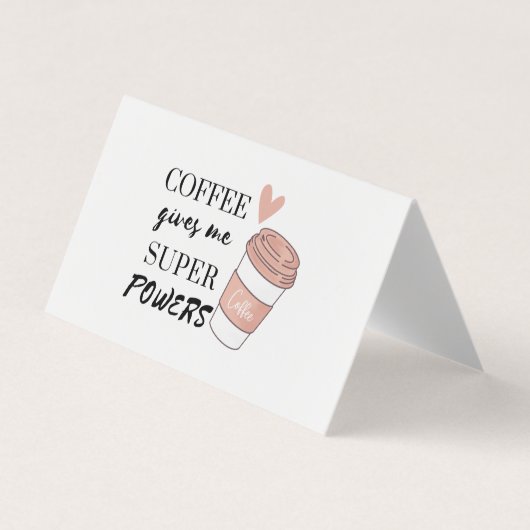 コーヒ与えーミーのすごい力 名刺 (正面)