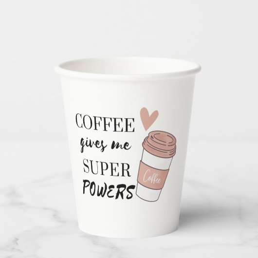 コーヒ与えーミーのすごい力 紙コップ (正面)