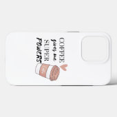 コーヒ与えーミーのすごい力 Case-Mate iPhoneケース (裏面 (横))