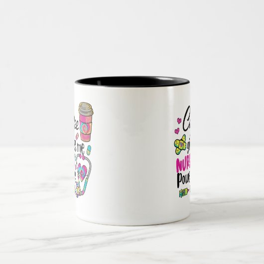 コーヒ与えーミーナース力 ツートーンマグカップ (中央)
