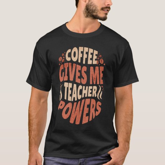 コーヒ与えーミー先生はカフェイン中毒2 Tシャツ (正面)