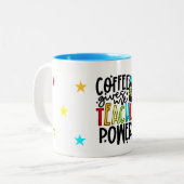 コーヒ与えーミー先生パワーマグ ツートーンマグカップ (正面左)