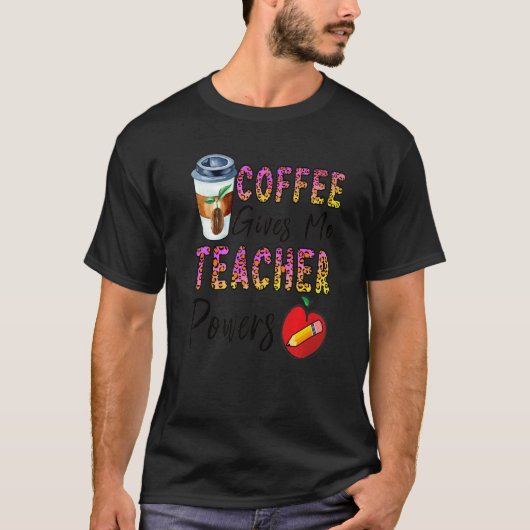 コーヒ与えーミー先生パワー新学期1 Tシャツ (正面)