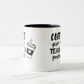 コーヒ与えーミー先生力鑑賞用マグ ツートーンマグカップ (中央)