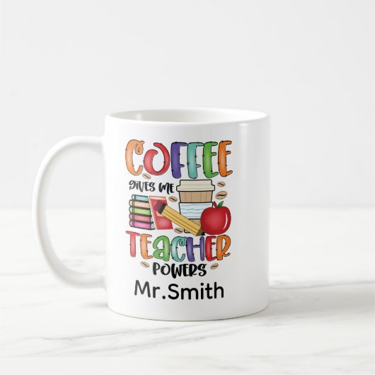 コーヒ与えーミー先生力 コーヒーマグカップ (左)